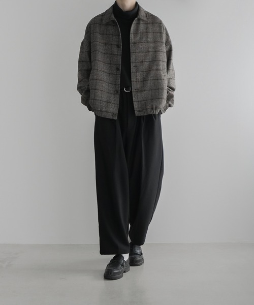remer（リメール）の「loose vintage check jacket/ルーズヴィンテージチェックジャケット（その他アウター・メンズ・チャコールグレー/ブラウン・SMALL/MEDIUM/LARGE）」の11枚目の写真