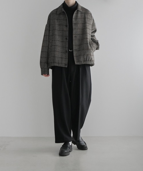 remer（リメール）の「loose vintage check jacket/ルーズヴィンテージチェックジャケット（その他アウター・メンズ・チャコールグレー/ブラウン・SMALL/MEDIUM/LARGE）」の12枚目の写真