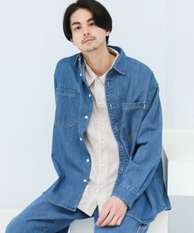 niko and... | [niko and ...JEANS 2021AW]デニムBIGワークシャツ(シャツ/ブラウス)