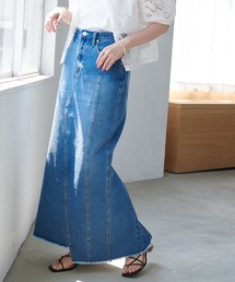 DISCOAT | リメイク風デニムナロースカート(デニムスカート)