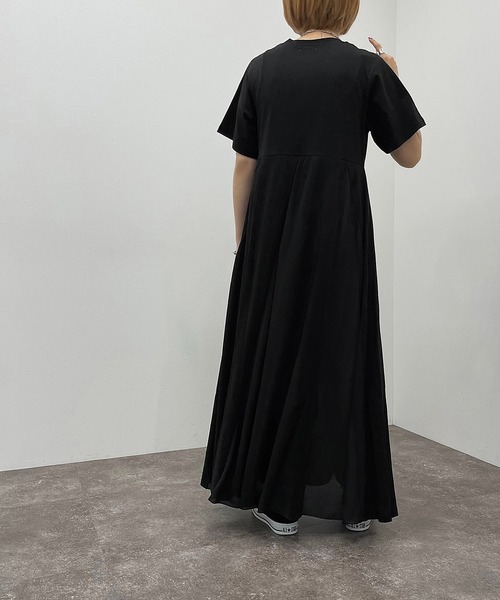 Jour ワンピース Apres イーグルプリント切替ワンピース Apres Zozotown限定アイテム Mignon アプレジュールミニョン のファッション