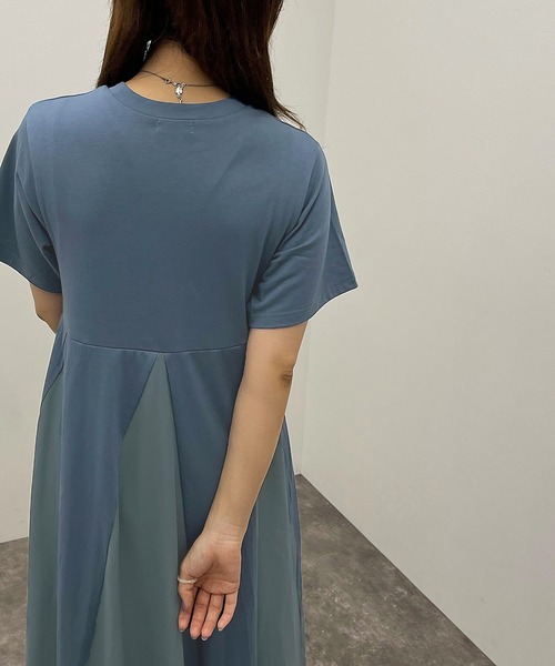 Jour ワンピース Apres イーグルプリント切替ワンピース Apres Zozotown限定アイテム Mignon アプレジュールミニョン のファッション
