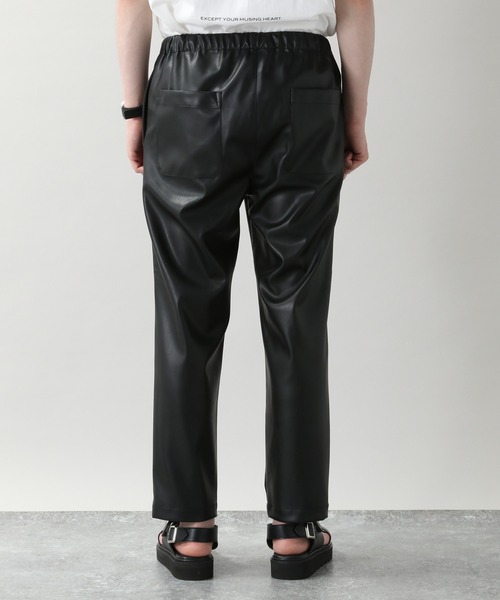 RAGEBLUE（レイジブルー）の「＜SET-UP/セットアップ＞SYNTHETIC LEATHER W JACKET＆PANTS/954072（テーラードジャケット・メンズ・ブラック・MEDIUM/LARGE）」の20枚目の写真