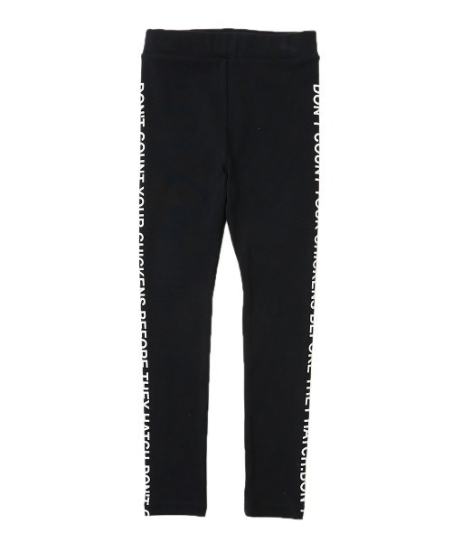 devirock(デビロック)の「プリント厚手レギンス(レギンス/スパッツ・キッズ・ブラック/ベージュ/ライトブラウン/ブラック×ホワイト/杢グレー・80cm/90cm/110cm/100cm/120cm/130cm/140cm/150cm/160cm)」の6枚目の写真