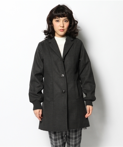 Kastane（カスタネ）の「【Kastane】中綿キルトチェスターコート（その他アウター・レディース・ブラウン/ネイビー/グレー・1/2）」の5枚目の写真