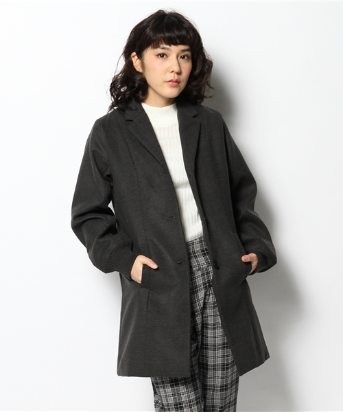 Kastane（カスタネ）の「【Kastane】中綿キルトチェスターコート（その他アウター・レディース・ブラウン/ネイビー/グレー・1/2）」の8枚目の写真