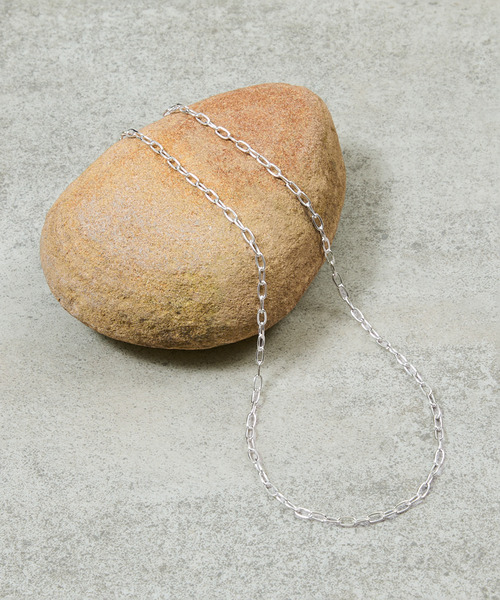 And A（アンドエー）の「And A アンドエー / Link chain necklace アズキチェーンネックレス チョーカー オーバル シルバー925（ネックレス・メンズ・シルバー・60cm/50cm/40cm）」の15枚目の写真