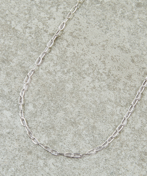 And A（アンドエー）の「And A アンドエー / Link chain necklace アズキチェーンネックレス チョーカー オーバル シルバー925（ネックレス・メンズ・シルバー・60cm/50cm/40cm）」の13枚目の写真