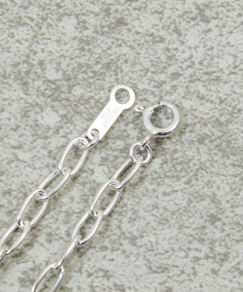 And A（アンドエー）の「And A アンドエー / Link chain necklace アズキチェーンネックレス チョーカー オーバル シルバー925（ネックレス・メンズ・シルバー・60cm/50cm/40cm）」の10枚目の写真