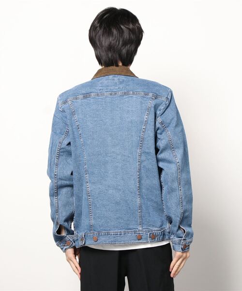 BILLABONG(ビラボン)の「BILLABONG/ビラボン×Wranglerコラボモデル デニムカラージャケット BB012-752(デニムジャケット・メンズ・ネイビー・L/M)」の3枚目の写真