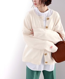 Java | 《JaVa ジャバコラボ》さらっとゆったり。2wayニットカーディガン(カーディガン/ボレロ)