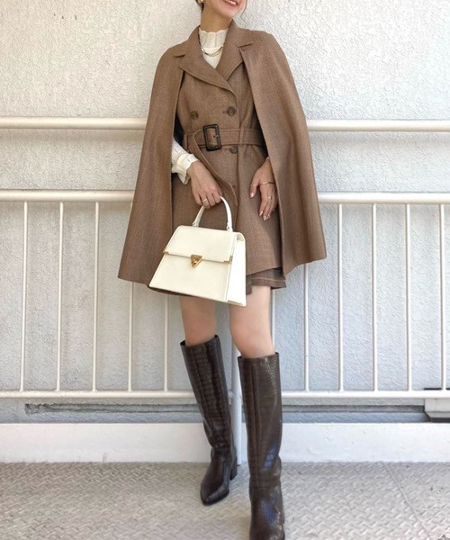 LILY BROWN（リリーブラウン）の「2wayケープコート（その他