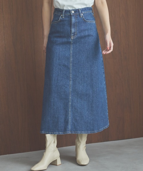 SOMETHING/サムシング フレアデニムスカート（デニムスカート