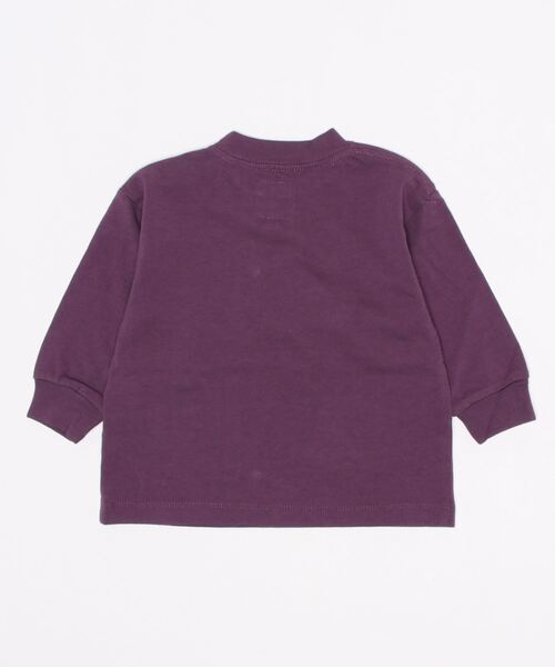 Ocean&Ground（オーシャン&グラウンド）の「マウンテンptTシャツ（Tシャツ/カットソー・キッズ・パープル/グレー/オリーブ・90/100/110/120/80/130/95/140）」の4枚目の写真