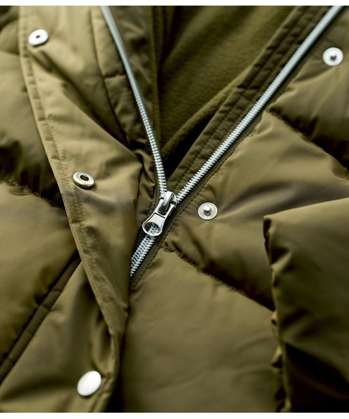 PETIT BATEAU（プチバトー）の「中綿入りフード付きジャケット（その他アウター・キッズ・カーキ・8YEAR/12YEAR/10YEAR）」の6枚目の写真