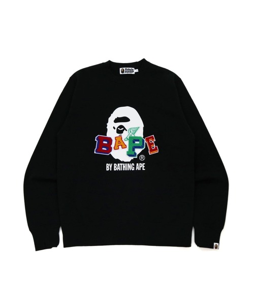 BAPEPATCHCREWNECKM