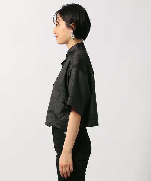 PAGEBOY(ページボーイ)の「CORE / ハイスタンドBOXシャツ(シャツ/ブラウス・レディース・クリーム/ブラック・FREE)」の17枚目の写真