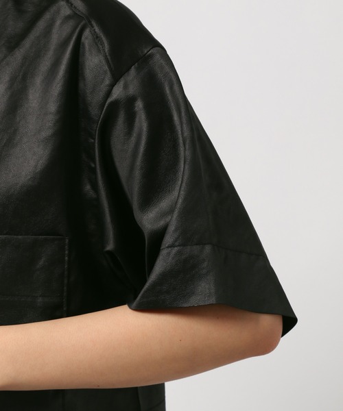 PAGEBOY(ページボーイ)の「CORE / ハイスタンドBOXシャツ(シャツ/ブラウス・レディース・クリーム/ブラック・FREE)」の9枚目の写真