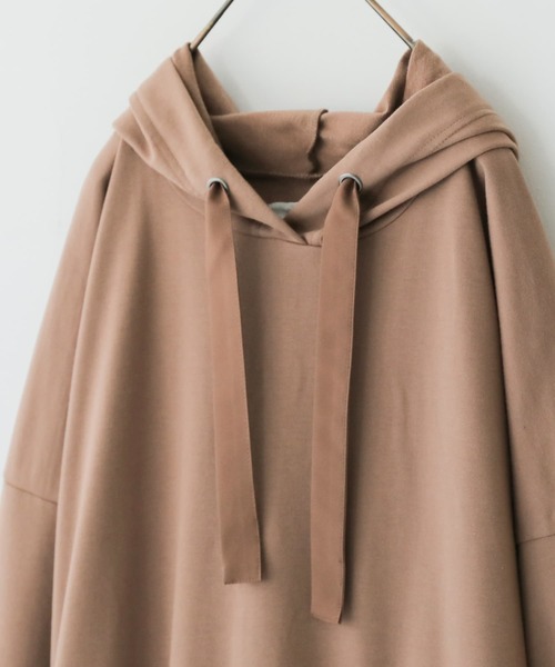 n'OrLABEL（ノアールレーベル）の「『ティアードパーカーワンピース』（ワンピース・レディース・モカ/杢グレー/ブラック・FREE）」の6枚目の写真