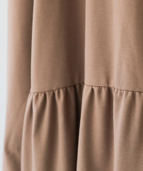 n'OrLABEL（ノアールレーベル）の「『ティアードパーカーワンピース』（ワンピース・レディース・モカ/杢グレー/ブラック・FREE）」の9枚目の写真