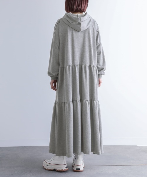 ティアードパーカーワンピース』（ワンピース）｜n'OrLABEL（ノアール