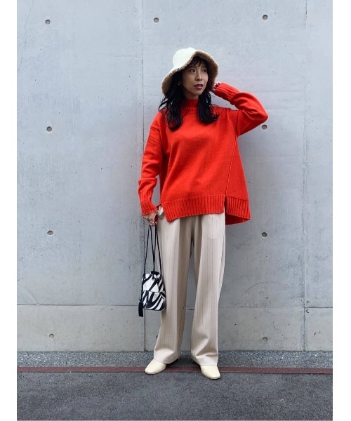 LAATO（ラート）の「STITCH RELAX PANTS（その他パンツ・レディース・ブラック/オフホワイト・FREE）」の12枚目の写真