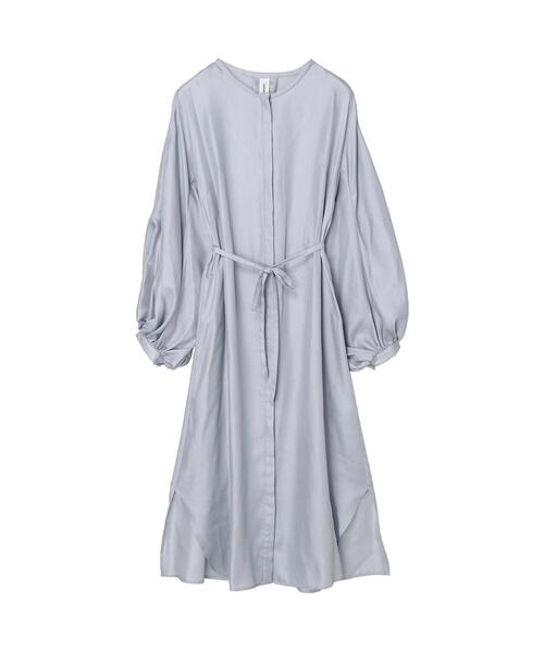 GARAGE OF GOOD CLOTHING（ガレージオブグッドクロージング）の「袖ボリュームワンピース2＊（ワンピース・レディース・サックスブルー/ブラック・FREE）」の4枚目の写真