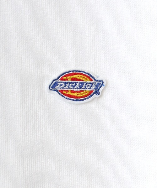 Dickies（ディッキーズ）の「Dickies/ディッキーズ ビッグシルエット ミニロゴワッペン ワンポイント刺繍 ロングスリーブTシャツ/Tトレーナー（Tシャツ/カットソー・メンズ・ホワイト/グリーン/ブラック/ベージュ/ブルー系その他/サックスブルー/ピンク/キャメル/グレイッシュベージュ・XL/L/M）」の17枚目の写真