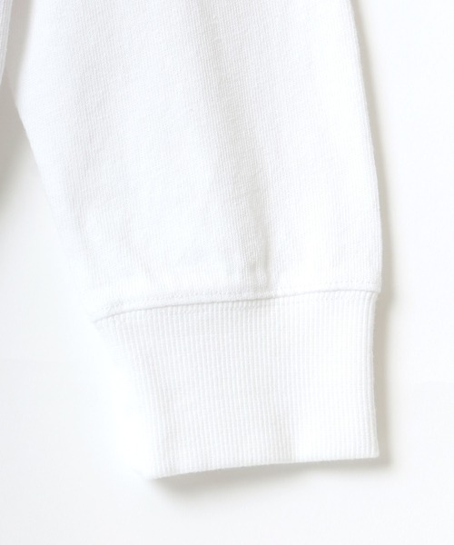 Dickies（ディッキーズ）の「Dickies/ディッキーズ ビッグシルエット ミニロゴワッペン ワンポイント刺繍 ロングスリーブTシャツ/Tトレーナー（Tシャツ/カットソー・メンズ・ホワイト/グリーン/ブラック/ベージュ/ブルー系その他/サックスブルー/ピンク/キャメル/グレイッシュベージュ・XL/L/M）」の18枚目の写真