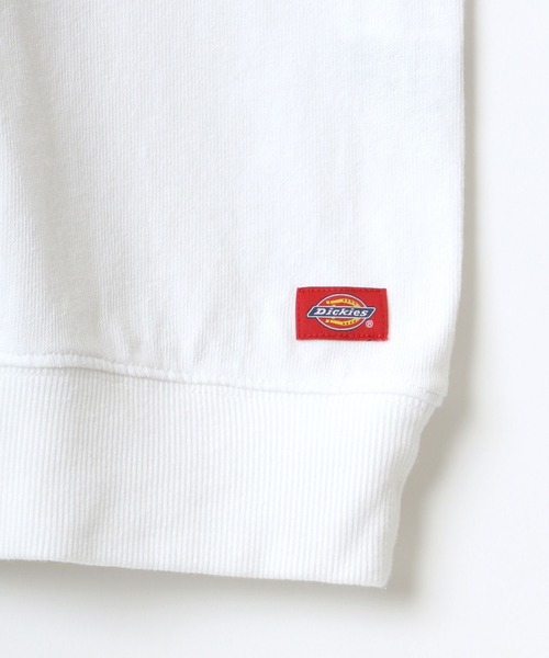 Dickies（ディッキーズ）の「Dickies/ディッキーズ ビッグシルエット ミニロゴワッペン ワンポイント刺繍 ロングスリーブTシャツ/Tトレーナー（Tシャツ/カットソー・メンズ・ホワイト/グリーン/ブラック/ベージュ/ブルー系その他/サックスブルー/ピンク/キャメル/グレイッシュベージュ・XL/L/M）」の19枚目の写真