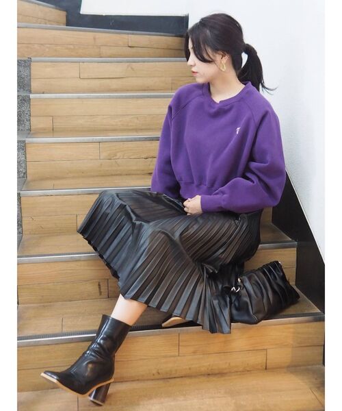 EVRIS（エヴリス）の「タックチェーンショルダーバッグ（ショルダーバッグ・レディース・ブラック/オレンジ/グリーン・FREE）」の13枚目の写真