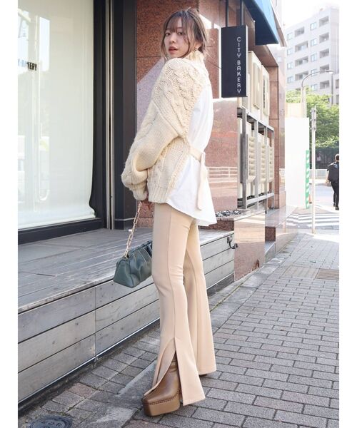 EVRIS（エヴリス）の「タックチェーンショルダーバッグ（ショルダーバッグ・レディース・ブラック/オレンジ/グリーン・FREE）」の8枚目の写真