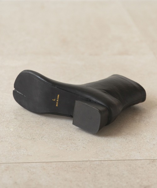 rectangle(レクタングル)の「足袋ブーツ(ブーツ・レディース・ブラック/アイボリー/パイソン/ブラウン・SMALL/MEDIUM/LARGE/X-LARGE)」の17枚目の写真