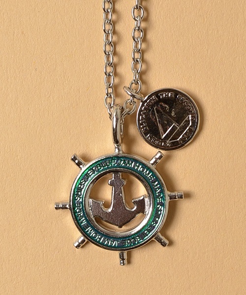 JAM HOME MADE(ジャムホームメイド)の「JAM HOME MADE×SHIPS JET BLUE: FIRST JHM ラダートップ ネックレス■(ネックレス・メンズ・グリーン/ブルー/イエロー/オレンジ・ONESIZE)」の2枚目の写真