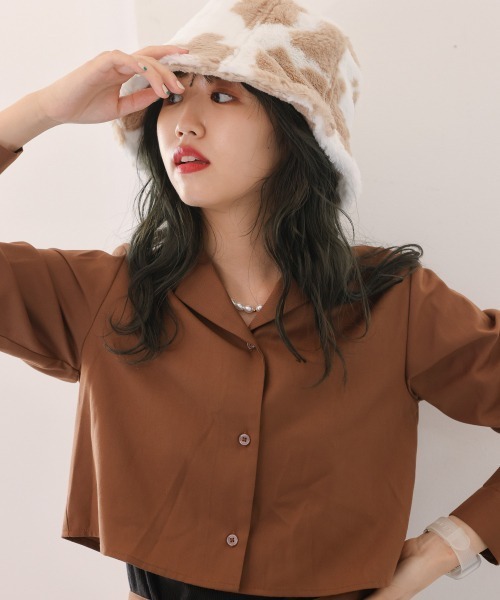 Me%（ミィパーセント）の「ﾌｧｰHAT（キャップ・レディース・ベージュ/ブラック/ホワイト・FREE）」の22枚目の写真