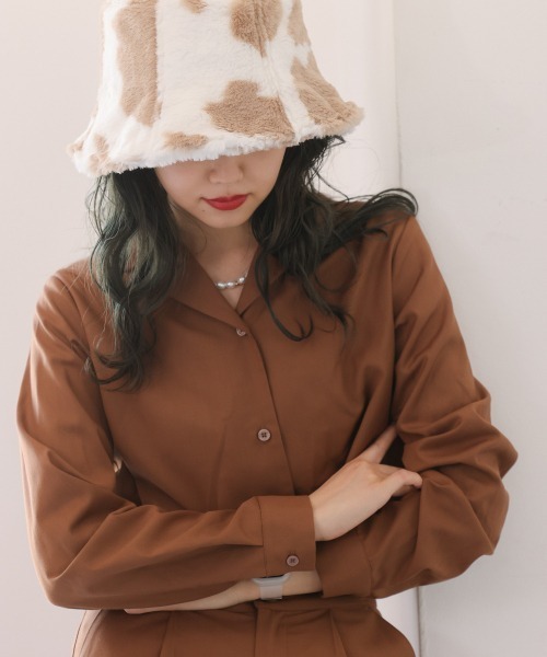 Me%（ミィパーセント）の「ﾌｧｰHAT（キャップ・レディース・ベージュ/ブラック/ホワイト・FREE）」の11枚目の写真