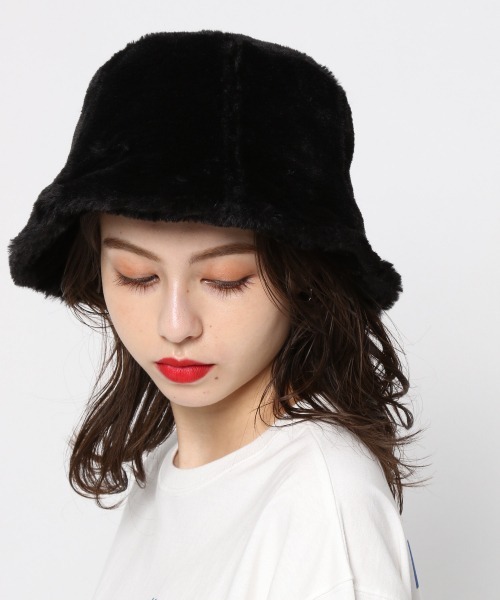 Me%（ミィパーセント）の「ﾌｧｰHAT（キャップ・レディース・ベージュ/ブラック/ホワイト・FREE）」の16枚目の写真