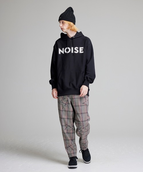 NOISE MAKER（ノイズメーカー）の「星型パッチワークワイドテーパードパンツ【レッドチェック】（その他パンツ・メンズ・レッド・LARGE/MEDIUM/X-LARGE）」の5枚目の写真