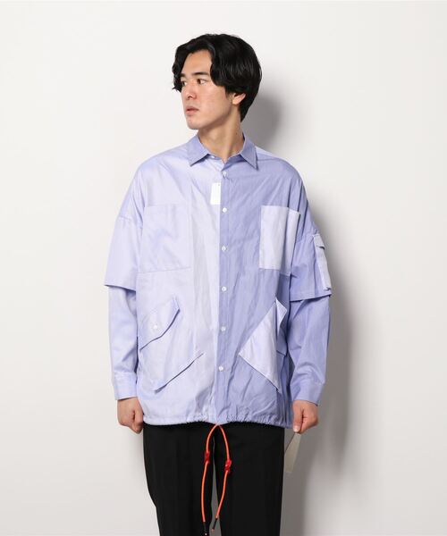 bodysong.(ボディソング)の「BODYSONG./ボディソング/BOLSH2(シャツ/ブラウス・メンズ・グリーン/ブルー・FREE)」の1枚目の写真