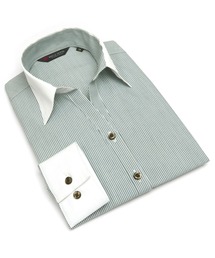 TOKYO SHIRTS | 形態安定ノーアイロン クレリックスキッパー衿 長袖ビジネスワイシャツ(ビジネスシャツ)