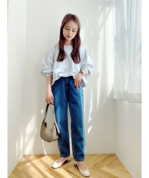 JUMELLE（ジュメロ）の「デイリープルオーバー（スウェット・レディース・ホワイト/チャコールグレー/ピンク・FREE）」の11枚目の写真