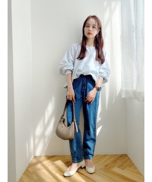 JUMELLE（ジュメロ）の「デイリープルオーバー（スウェット・レディース・ホワイト/チャコールグレー/ピンク・FREE）」の16枚目の写真