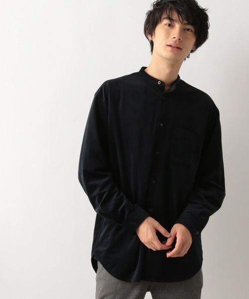 GLOBAL WORK(グローバルワーク)の「スマ楽コーデュロイシャツ/219325(シャツ/ブラウス・メンズ・ネイビー/ライトベージュ/グレー・MEDIUM/LARGE/SMALL)」の16枚目の写真