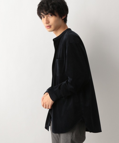 GLOBAL WORK(グローバルワーク)の「スマ楽コーデュロイシャツ/219325(シャツ/ブラウス・メンズ・ネイビー/ライトベージュ/グレー・MEDIUM/LARGE/SMALL)」の17枚目の写真