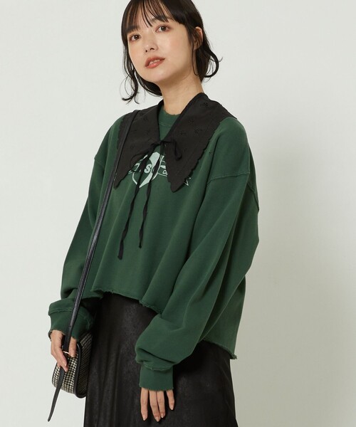 FREAK'S STORE ダメージスウェット ロゴスウェット FREAK'S STORE（フリークスストア）の「ダメージロゴスウェット