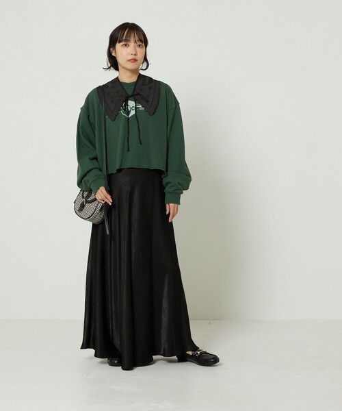 FREAK'S STORE（フリークスストア）の「ダメージロゴスウェット（スウェット・レディース・レッド/オフホワイト/グリーン・ﾌﾘ-）」の19枚目の写真