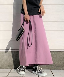 Q（キュー）の「コットンツイルトラペーズスカート（スカート）」