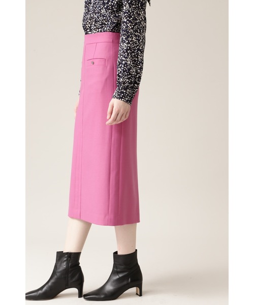 BOSCH（ボッシュ）の「◆PE/Wストレッチサキソニースカート（スカート・レディース・ブラック/ピンク/カーキ・40/38/36）」の6枚目の写真