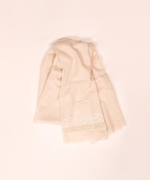 KU-CROISSANT | ウール＆シルク　スパンコール刺繍ストール(ストール/ショール)