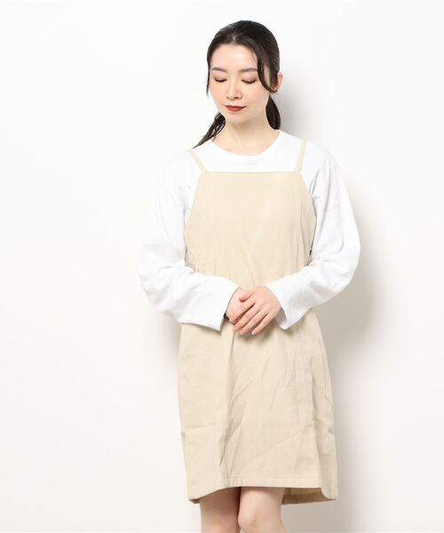 STYLEBLOCK（スタイルブロック）の「カツラギミニジャンスカ（スカート・レディース・アイボリー/ブラック/モカ・M）」の9枚目の写真